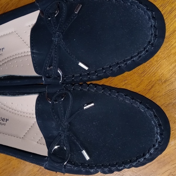 Forever Comfort size 10 black suede shoe. NWOT - Picture 5 of 9
